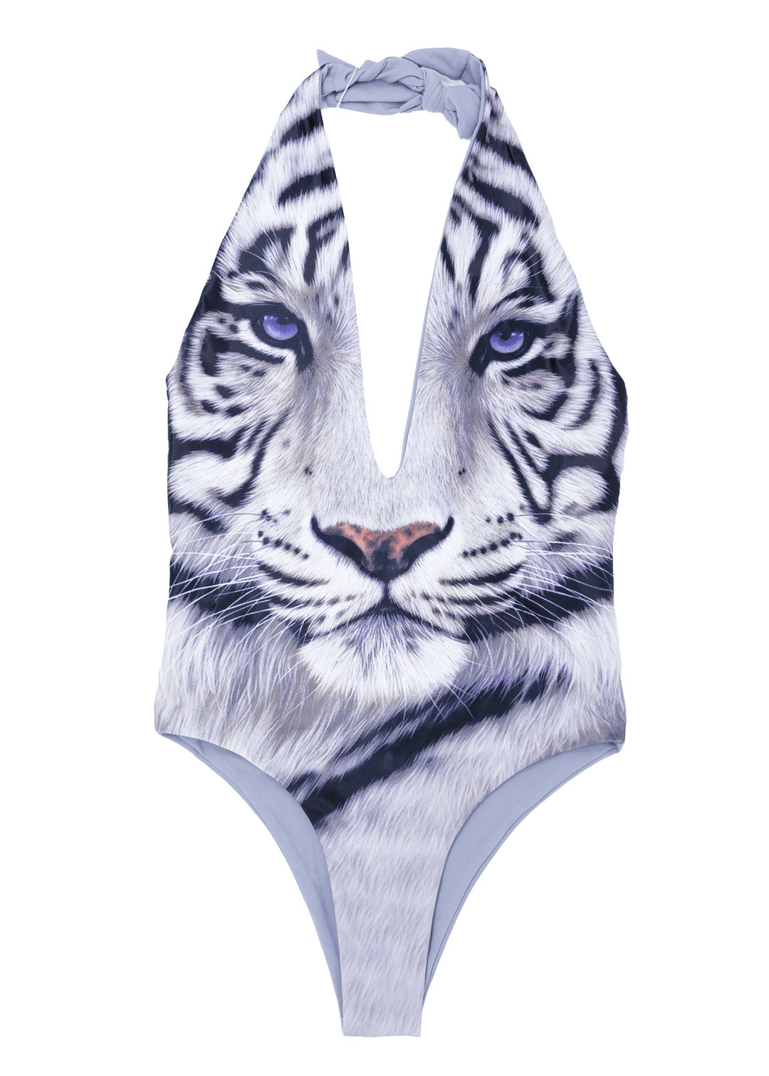 ワンピース aere U-neck one-piece Blue V Neck Ruching One Piece Swimsuit