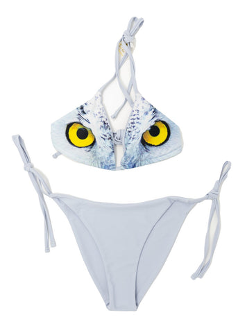 Triangle Top Owl Eyes Two-Piece Set